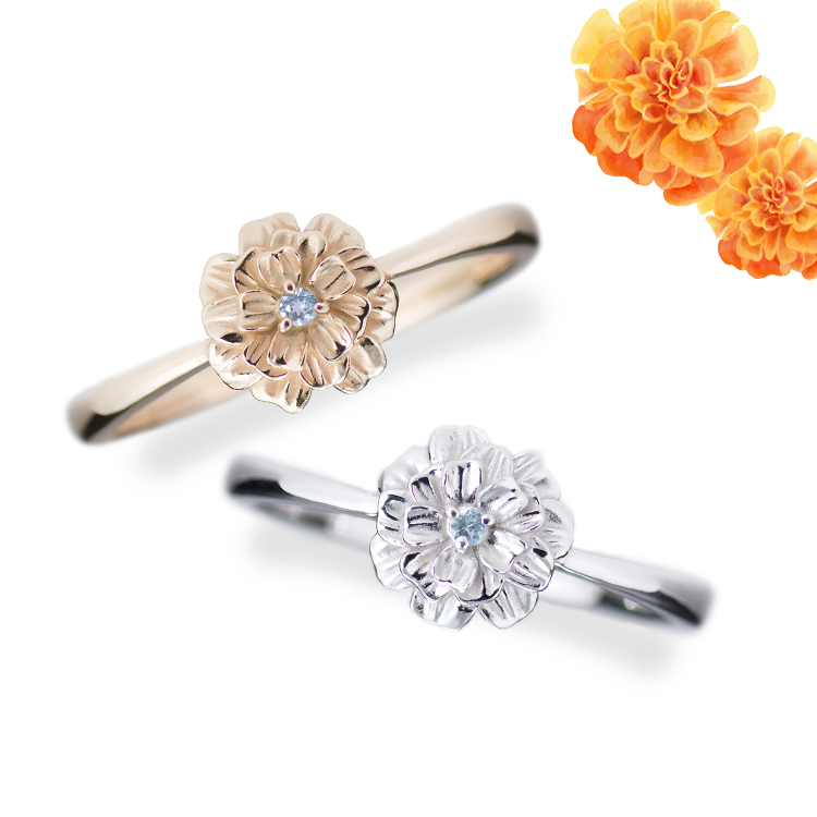 きらめく誕生花と選べる誕生石シリーズ Angelic Jewelry きらめく誕生花と選べる誕生石シリーズ Angelic Jewelry