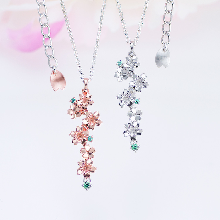しだれ桜 桜ネックレス Angelic Jewelry