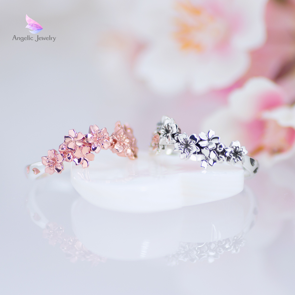 花あかり 桜リング Angelic Jewelry