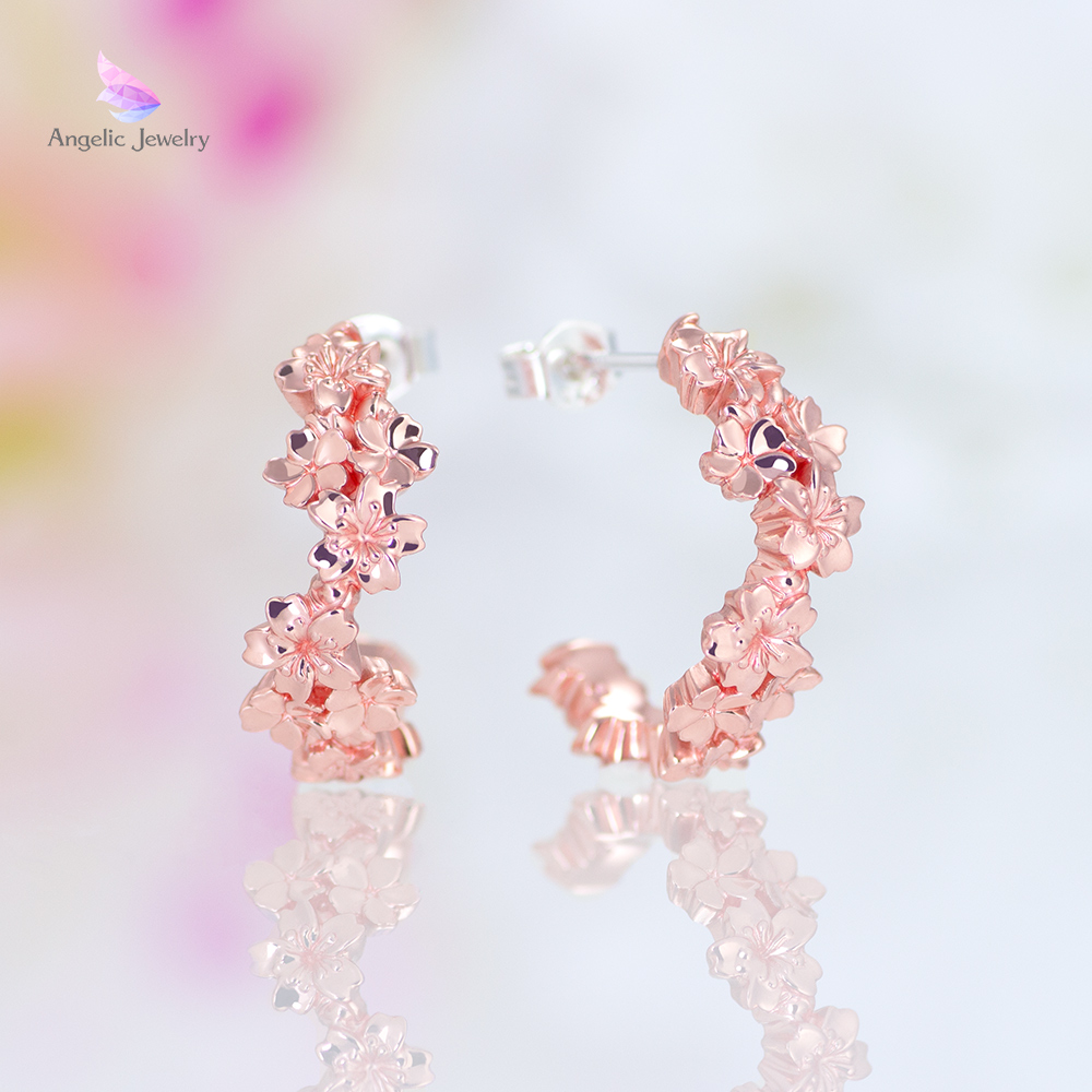 花あかり -桜ピアス- Angelic Jewelry