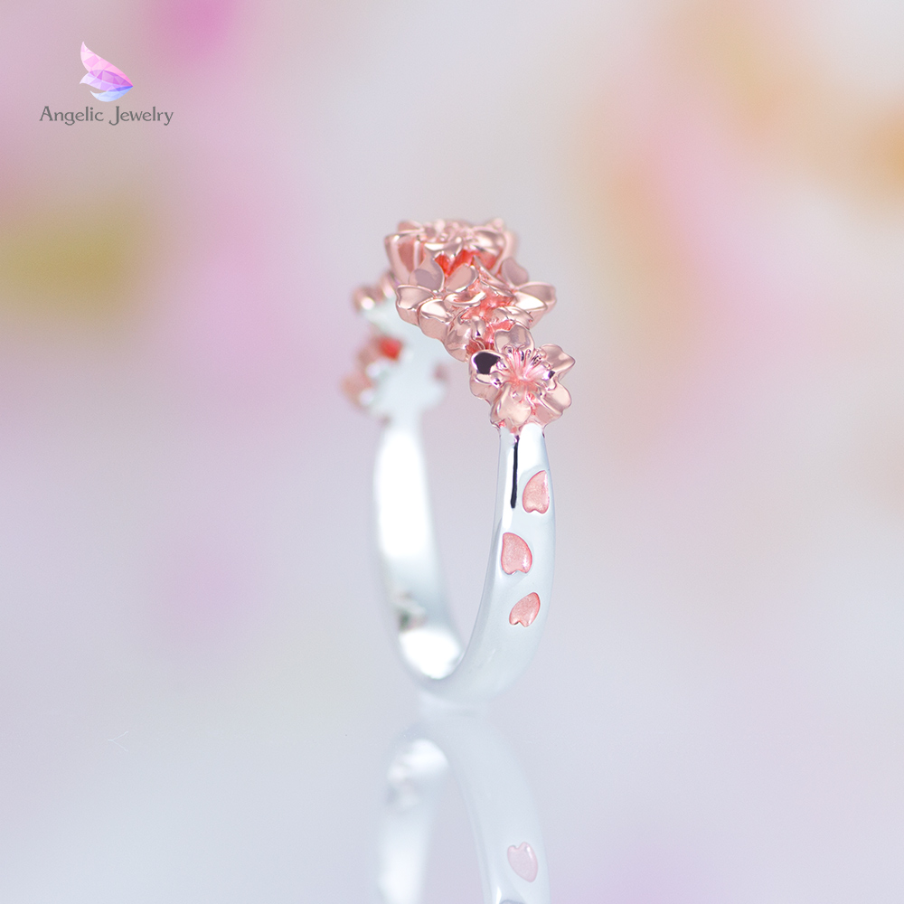 花あかり 桜リング Angelic Jewelry 花あかり 桜リング Angelic Jewelry