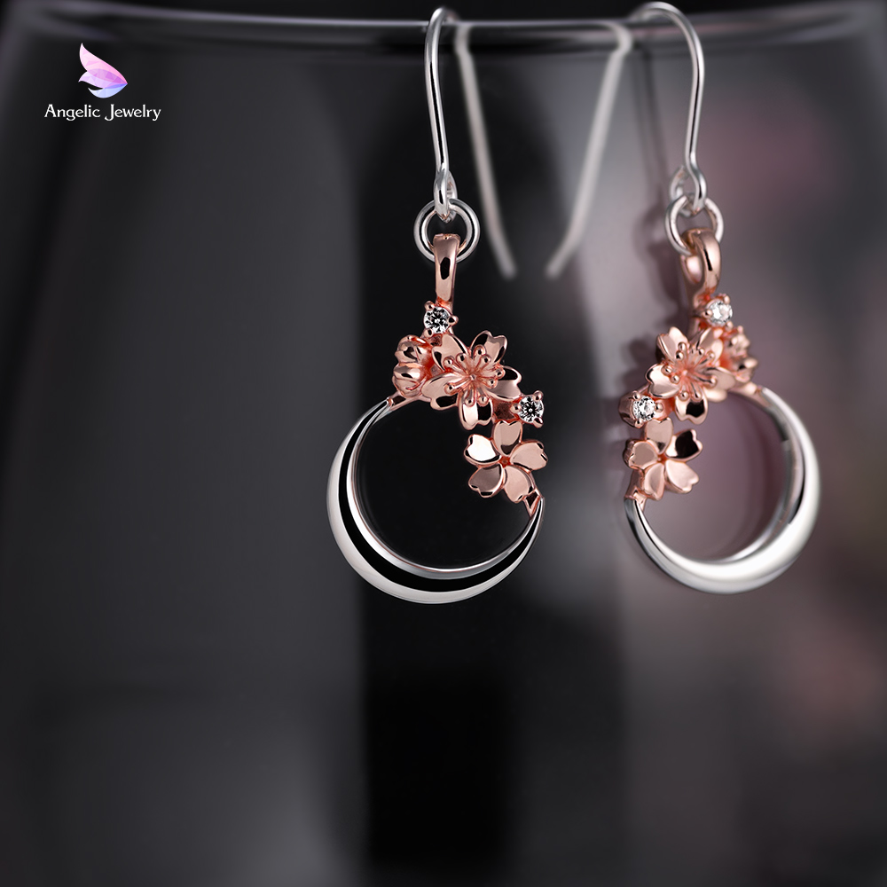 雪月花ピアス -桜- Angelic Jewelry