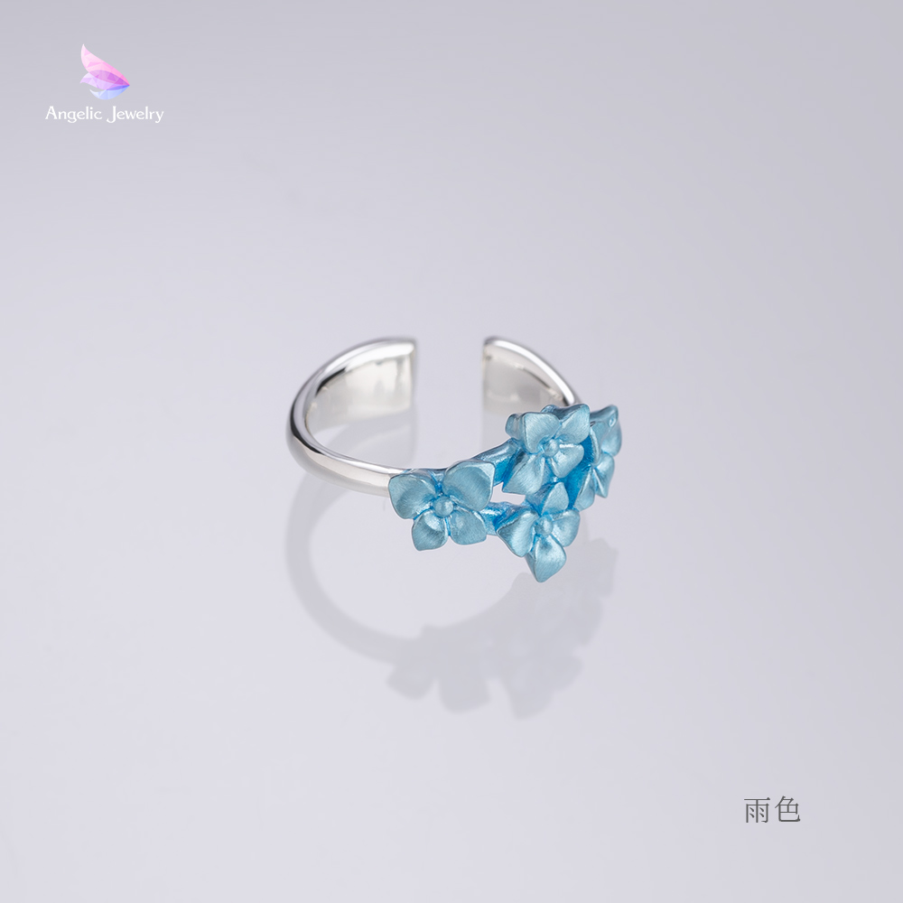 【M-Trend】雨の紫陽花☆天然石アクセサリー 4℃の新作ジュエリー - 夏の睡蓮やあじさいをイメージした