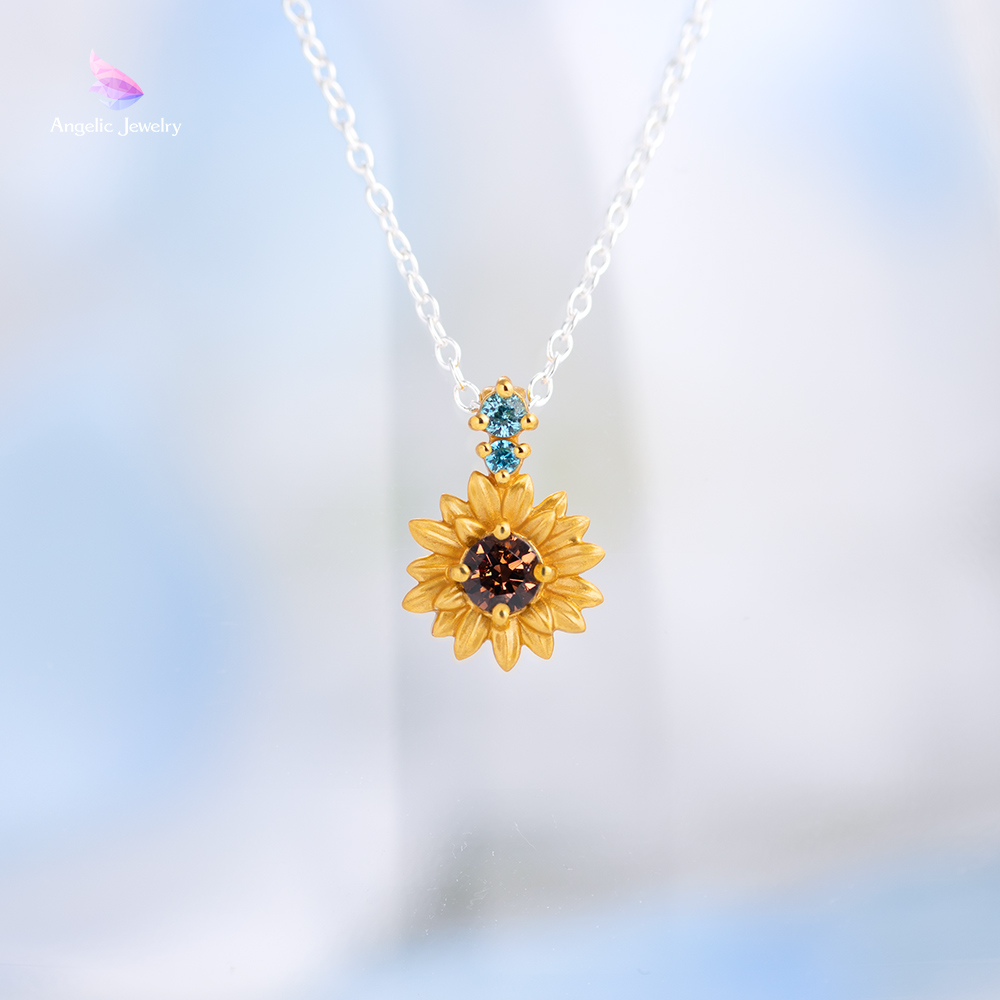 太陽の花 -ひまわりネックレス- Angelic Jewelry