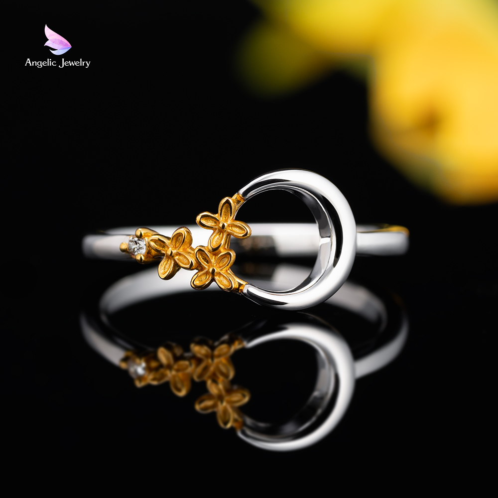 お花リング ゴールド BLOSSOM 18KT Gold Diamond Blossom Bouquet Ring – Suna Bros.