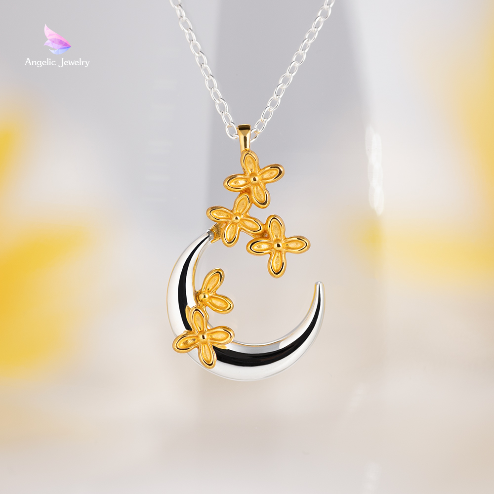 月に咲く花 -金木犀ネックレス- Angelic Jewelry