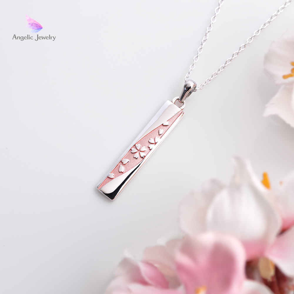 ひとときの桜景色 -桜ネックレス- Angelic Jewelry