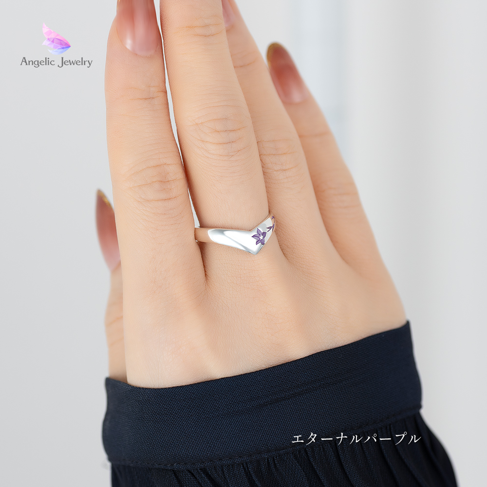 ひとひらの想い -桔梗リング- Angelic Jewelry