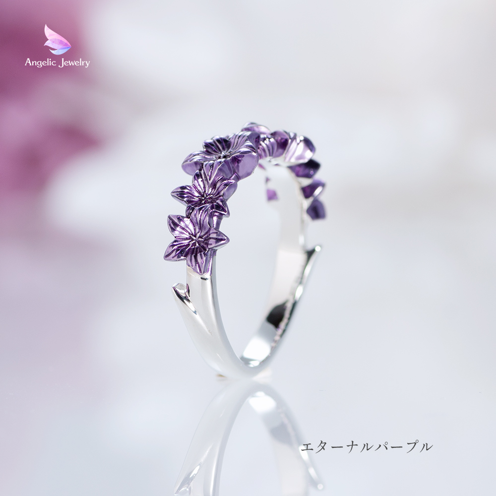 k10YG お花のデザイン リング 16号 ココカル ココカル [cococaru]ネックレス、リング、ペアリング、ピアス